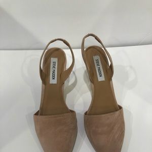Steve Madden Blush Suede Slingbacks (11)